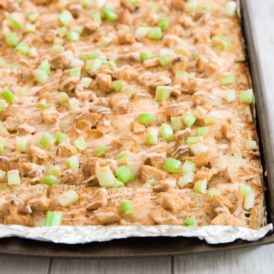 Buffalo Chicken Triscuit Nachos