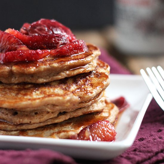 Blood Orange Buttermilk Pancakes