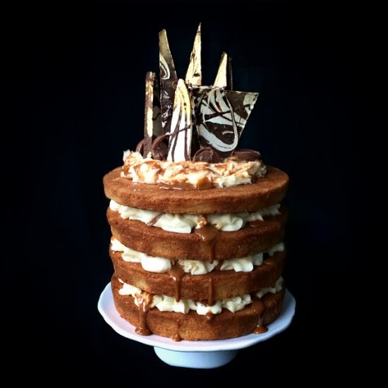 Brown Butter & Salted Caramel Cake