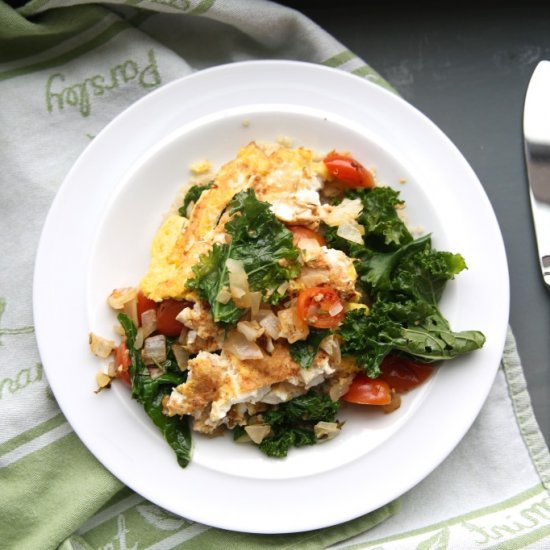 Rosemary Quinoa and Egg Hash