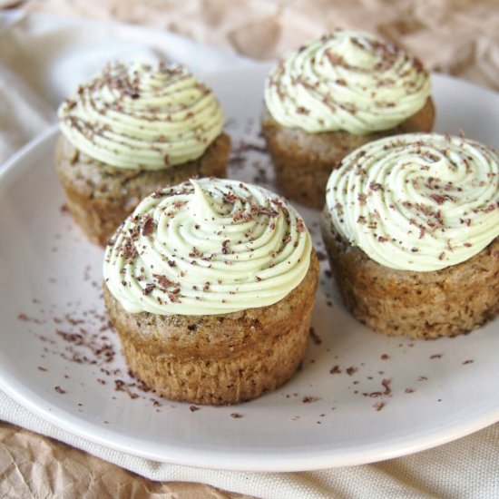 Matcha green tea cupcakes