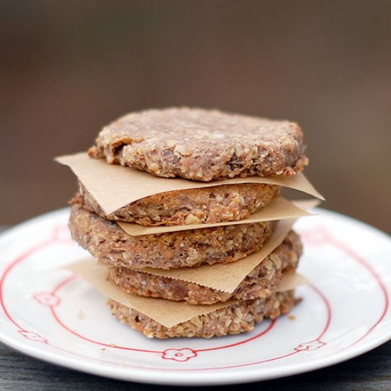 Banana Flax Vegan Dog Cookies