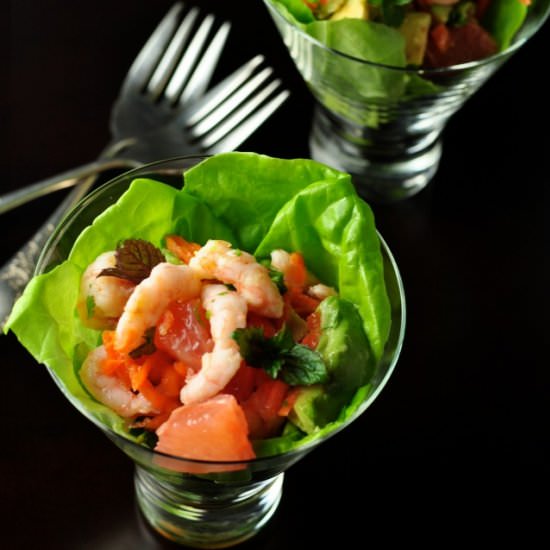 Shrimp Salad with Grapefruit