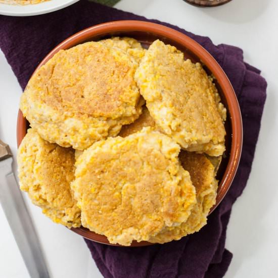 Cornbread Skillet Biscuits