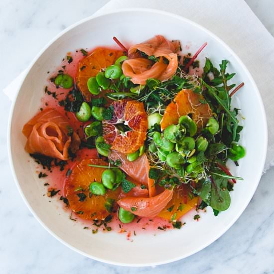 Smoked Salmon&Orange Salad