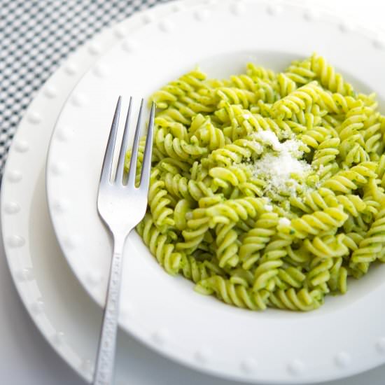 Pasta with Mixed Herb Pesto