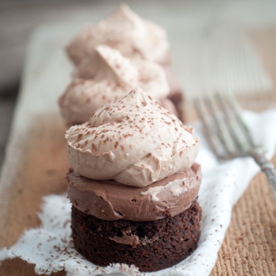 Triple Chocolate Mousse Brownie