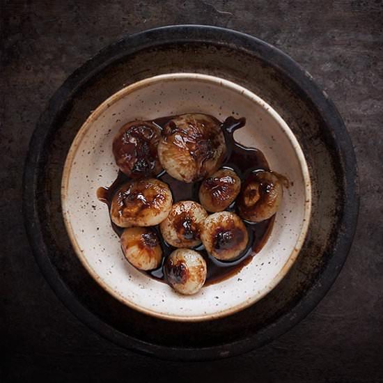 Braised Balsamic Cipollini Onions