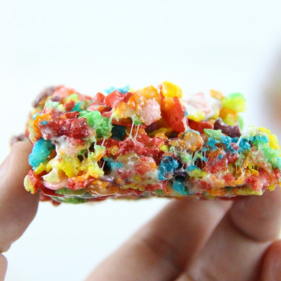 Rainbow Crispy Treats