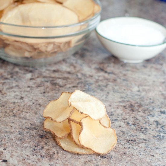 Dehydrated Salt and Vinegar Chips