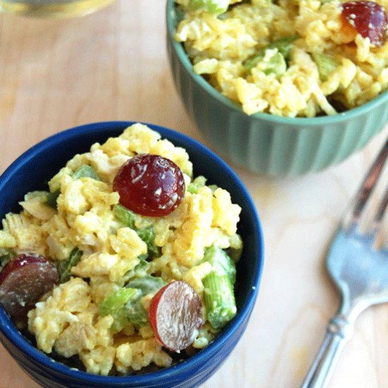 Chicken Curry Salad with Brown Rice