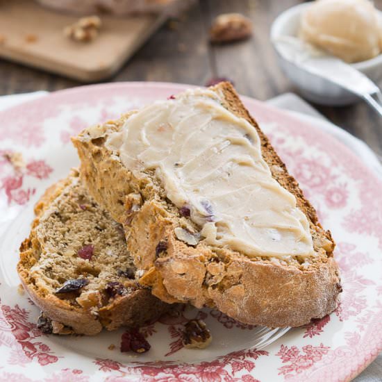 Cranberry Walnut Irish Soda Bread