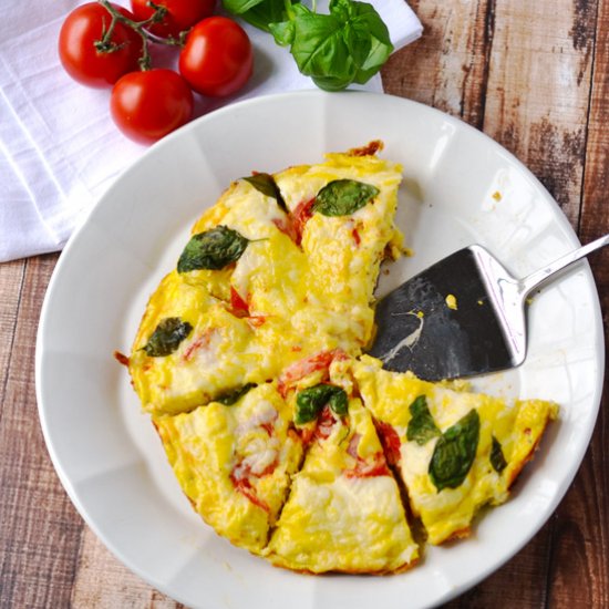 Tomato Basil Frittata