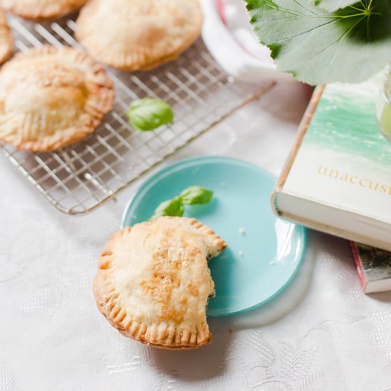 Pesto, Lentil and Basil Hand Pies