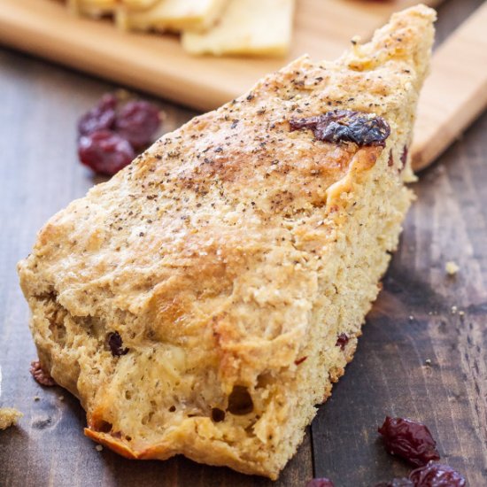 Havarti and Dried Cherry Scones