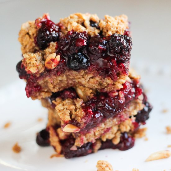 Healthy Berry Streusel Bars