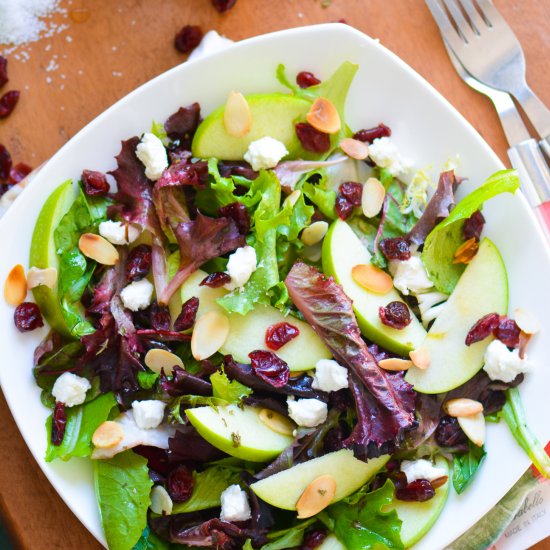 Apple and Goat Cheese Salad