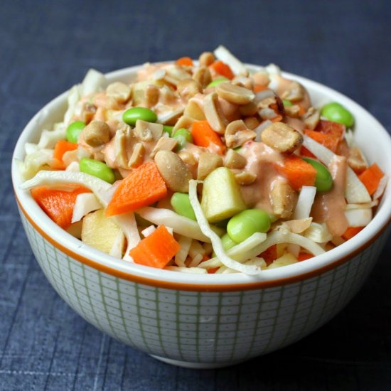 Asian Chopped Salad w/ PB Dressing