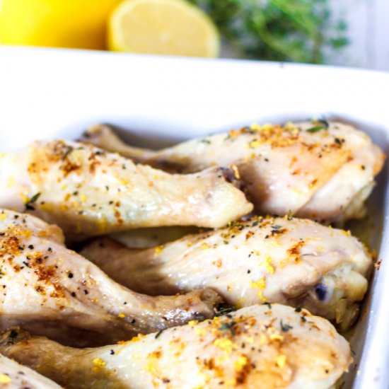 Lemon and Thyme Chicken Drumsticks