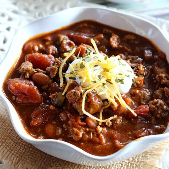 Slow Cooker Chili