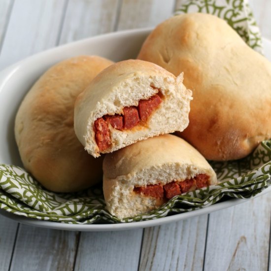 Homemade Pepperoni Rolls