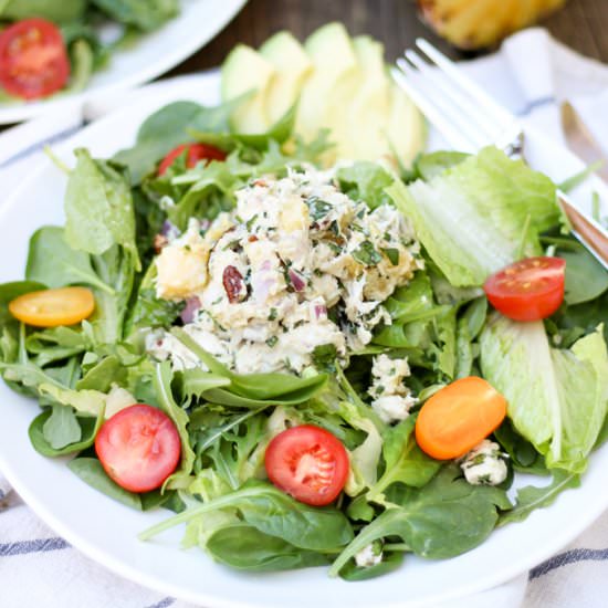 Pineapple Cilantro Chicken Salad