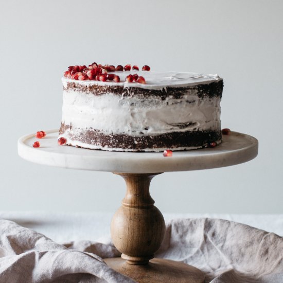 Chocolate Macadamia Mousse Cake