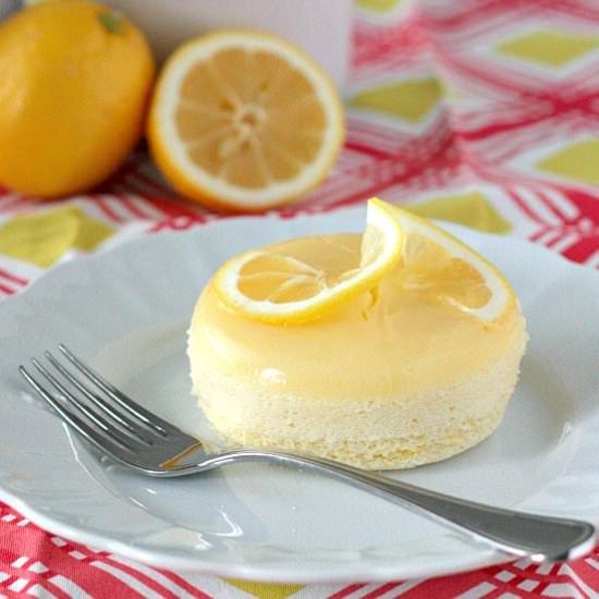 Meyer Lemon Pudding Cakes