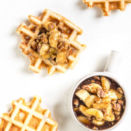 Pecan Belgian Waffles