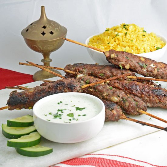 Resham Lamb Kebabs