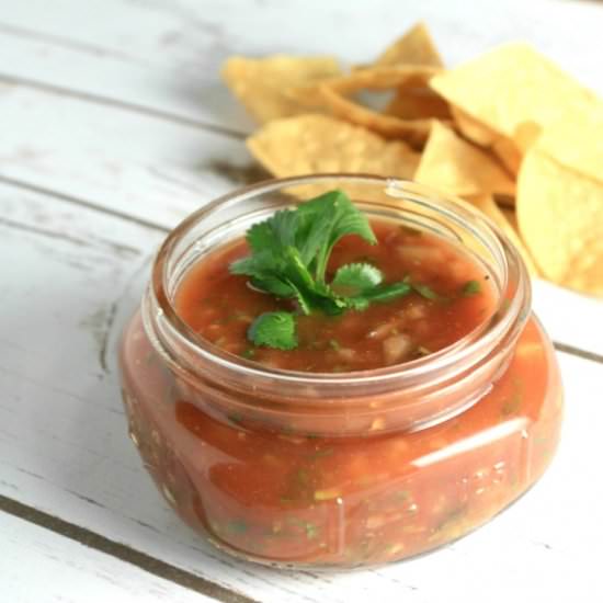 Easy Homemade Roasted Salsa