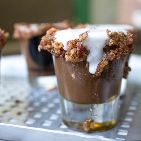 Bacon Espresso Pudding Shots