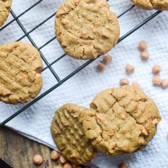 Flour-less Peanut Butter Cookies