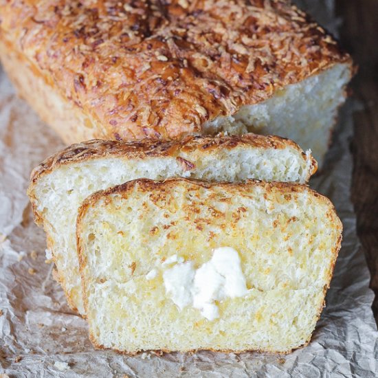 Cheesy English Muffin Bread