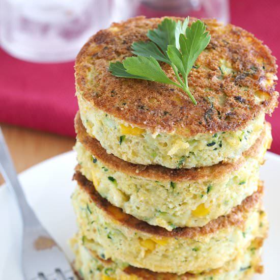 Zucchini and Corn Fritters