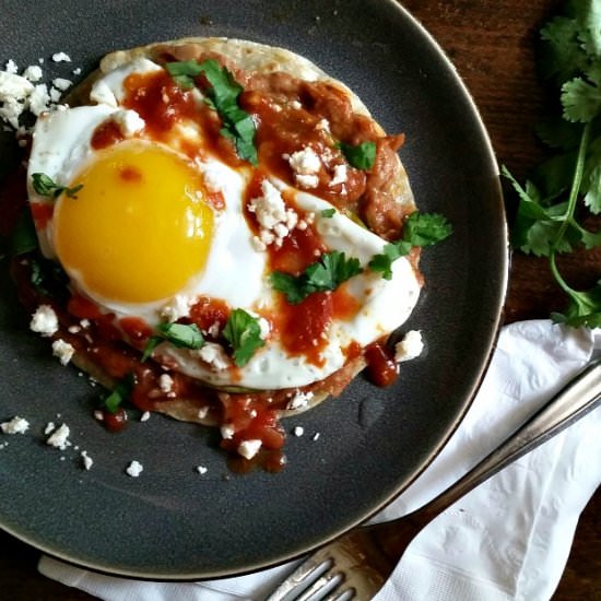 Huevos Rancheros with Avocado