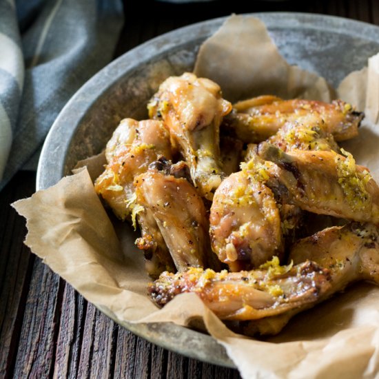 Lemon Pepper Chicken Wings