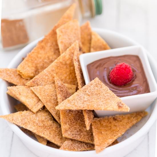 Cinnamon Sugar Tortilla Chips