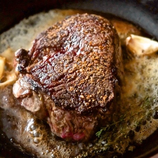 Pan-Seared Butter-Basted Steak