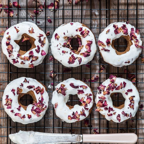 Doughnuts with citrus glaze