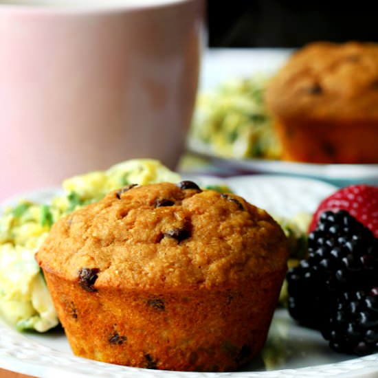 Chocolate Chip Banana Muffins