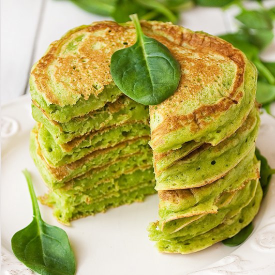 Spinach pancakes