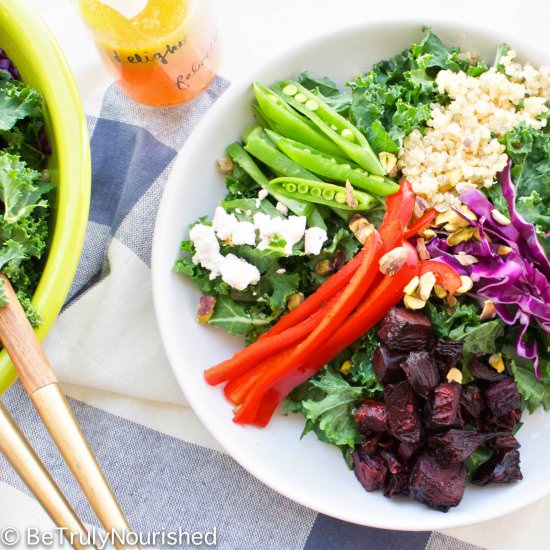 Winter Beet and Kale Salad