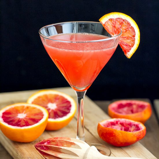 Blood Orange Martini