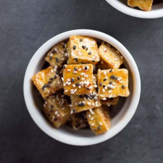 Crispy Korean Tofu Bites