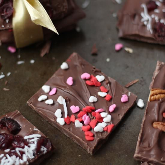 Paleo, Vegan Chocolate Bark