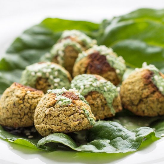 Crispy Baked Falafel