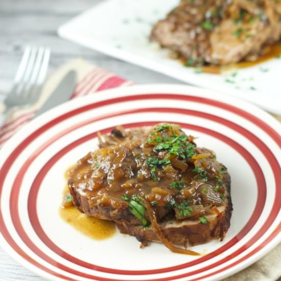 Slow Cooker Balsamic Beef Roast