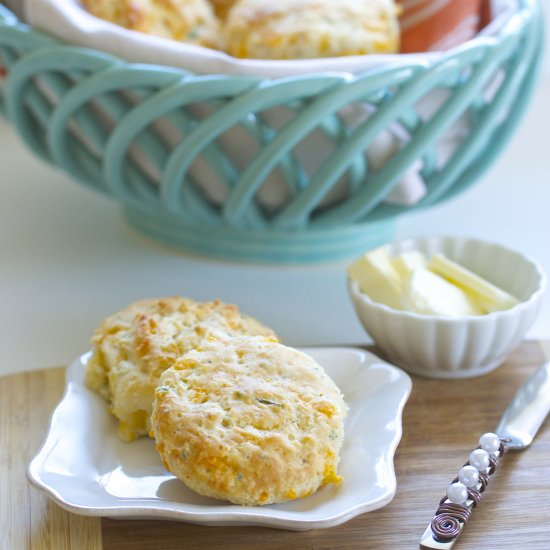 Cheddar Chive Buttermilk Biscuits