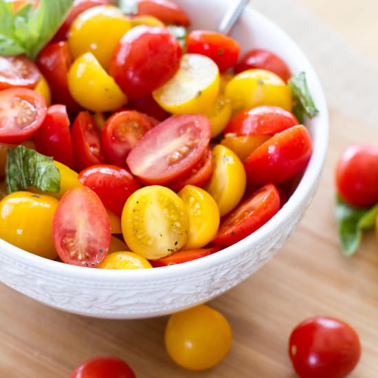 Fresh Tomato Basil Salad